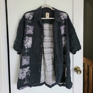 Vintage Silk Hawaiian Shirt
